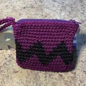 ⭕️SOLD⭕️Zig-Zag Coin Purse//Crochet